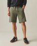 Men's Colorblock Sweatshort - Olive Dark Charcoal